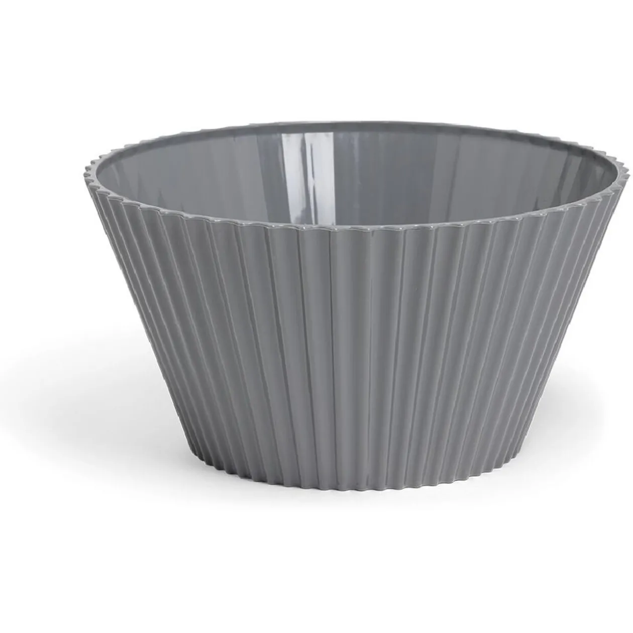 Saladier en plastique Ø25xH13,5cm - 4 coloris