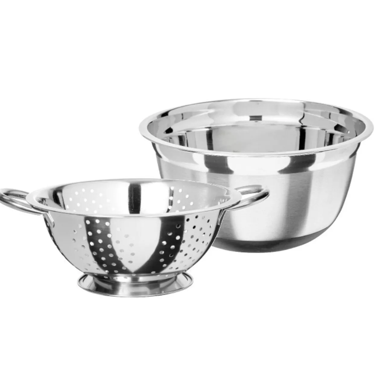 Saladier et passoire en inox