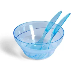 Saladier plastique Ø25cm avec couverts à salade - 3 modèles
