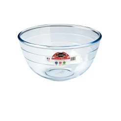 Saladier verre transparent