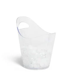 Seau à glaces 5L plastique transparent