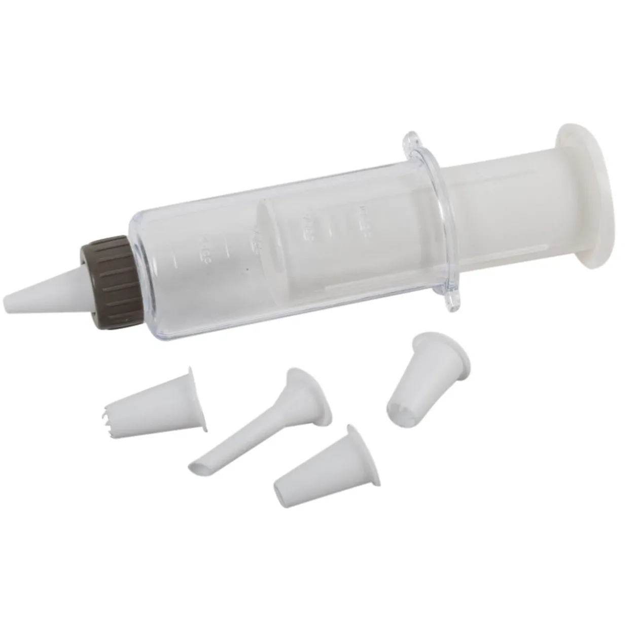 Seringue à pâtisserie avec embouts x4