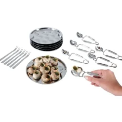 Service à escargots 18 pcs