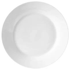 Service à vaisselle blanc rond 18 pièces