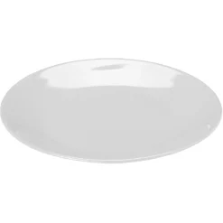 Service à vaisselle blanc en faïence 18 pièces