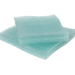 Service à vaisselle motif vague relief transparent 12 pièces