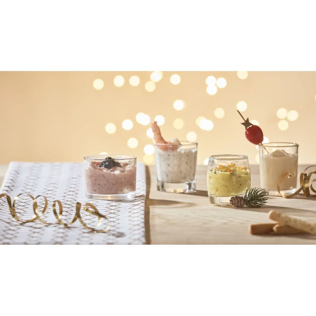 Service 24 verrines en verre