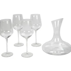Service carafe à décanter et 4 verres