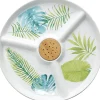 Set apéritif porcelaine design jungle
