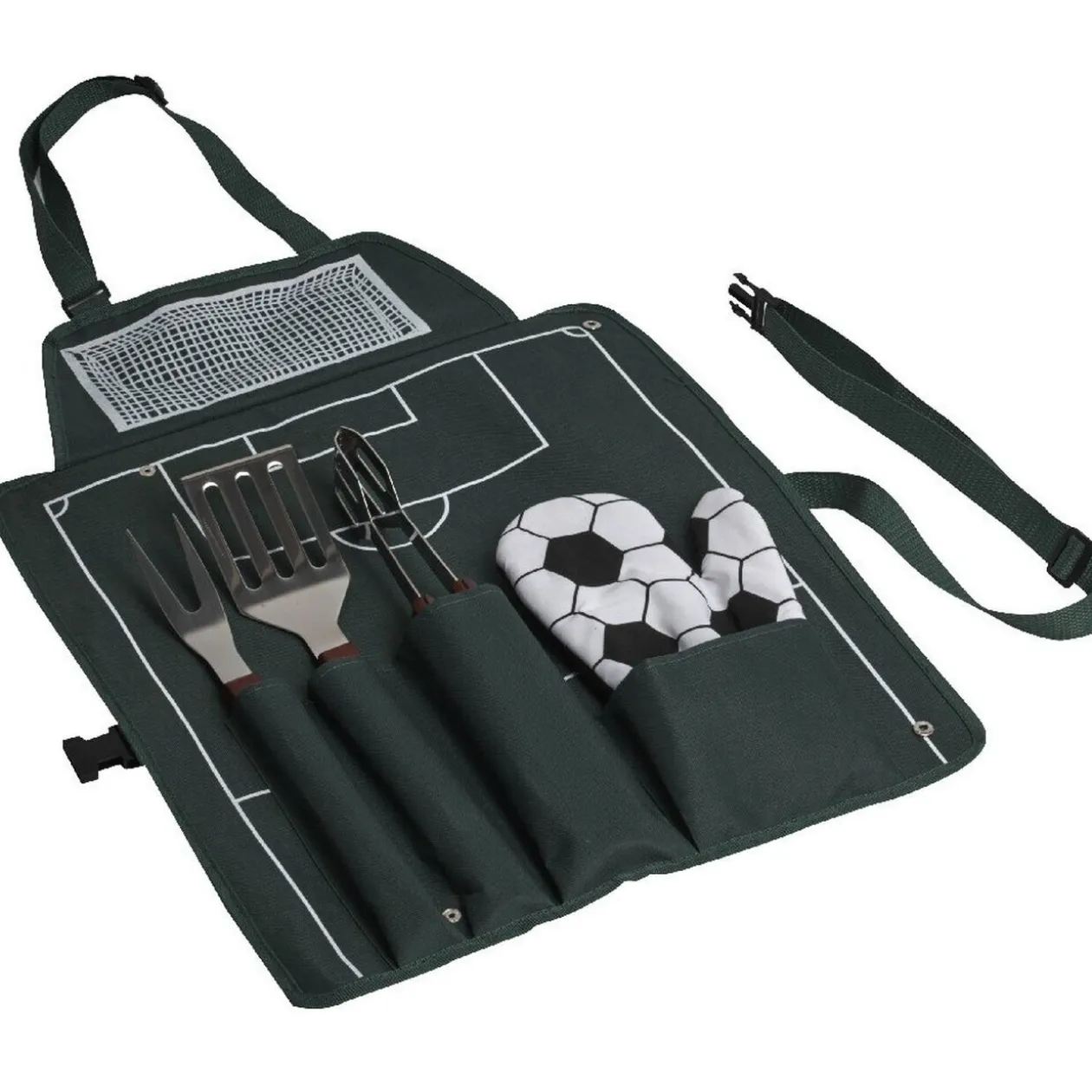 Set barbecue design football