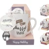 Set Cadeau tasse à thé et/ou chocolat avec sa cuillère 4 modèles