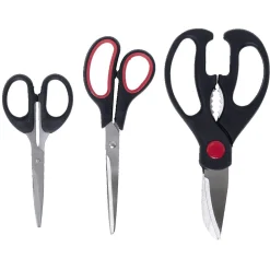 Set ciseaux de cuisine x3