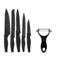 Set de 5 couteaux et 1 éplucheur
