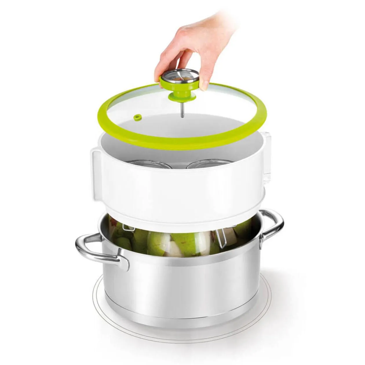 Set de mise en conserve avec thermomètre intégré