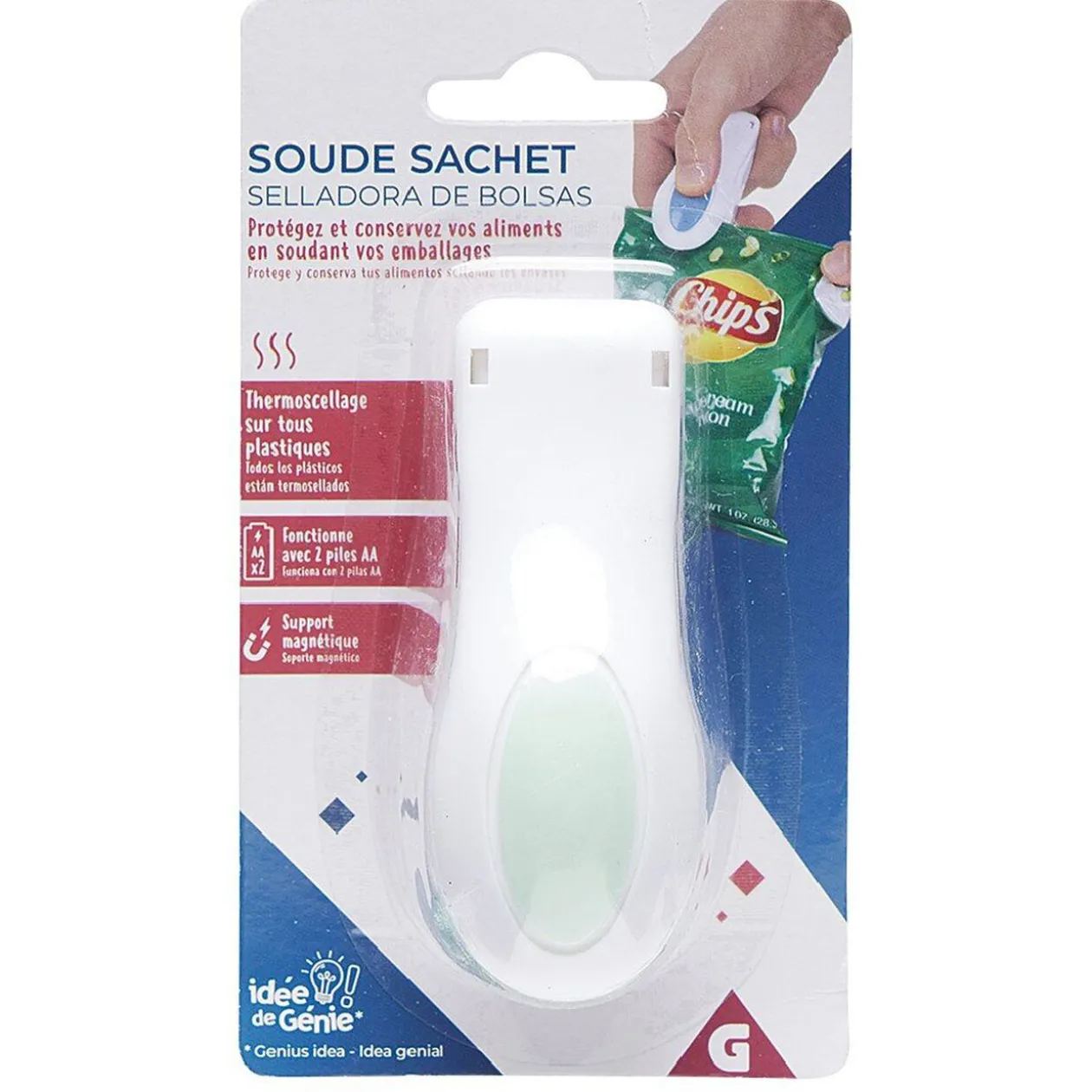 Soude sachet plastique