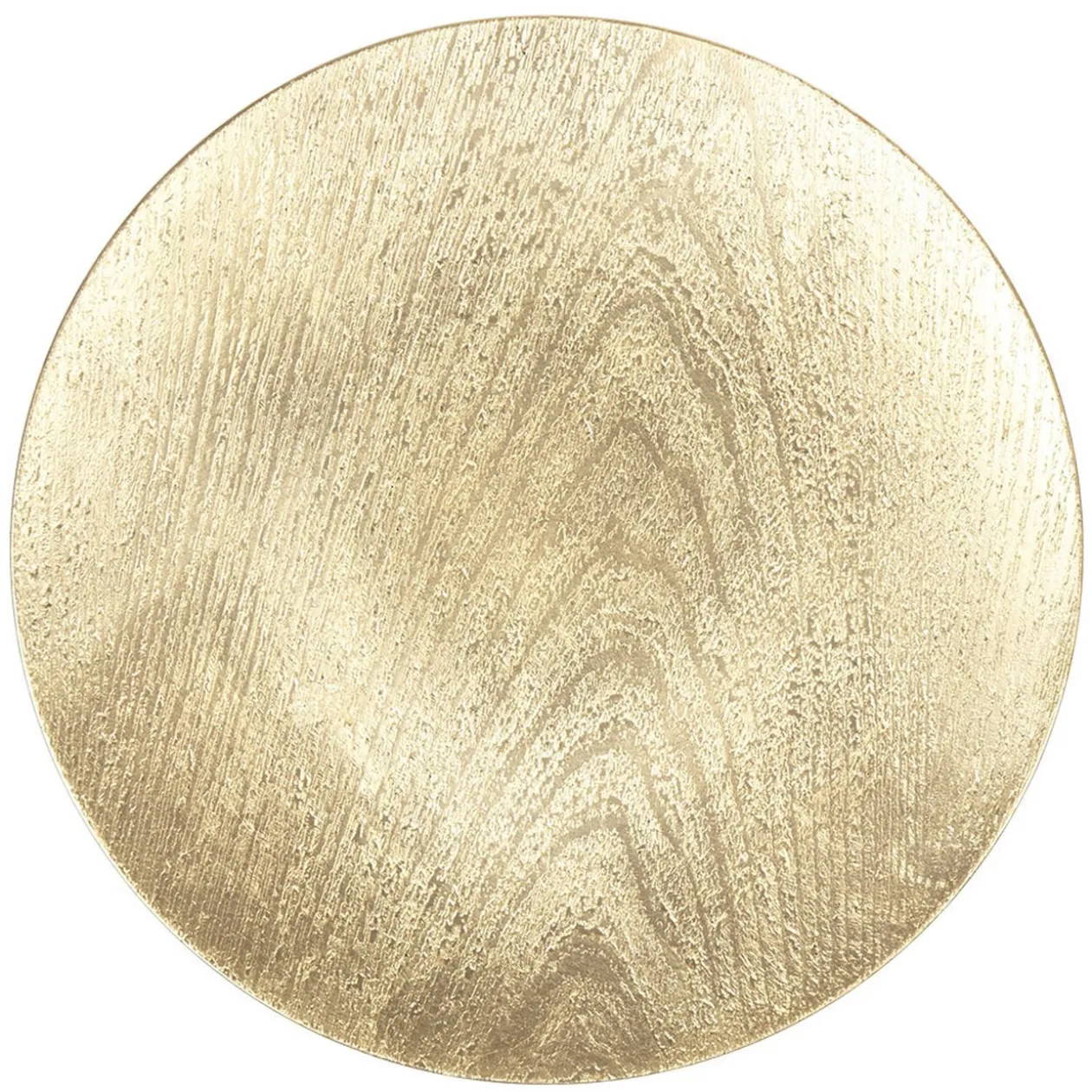 Sous assiette dorée