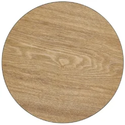 Sous assiette effet bois