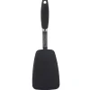 Spatule de cuisine en inox et silicone noir