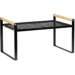 Étagère à poser métal et bois 35,5x19,5xH19,5cm