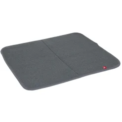 Tapis égouttoir gris pour évier 45x39cm