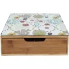 Tiroir toutes dosettes bambou motif cactus multicolore
