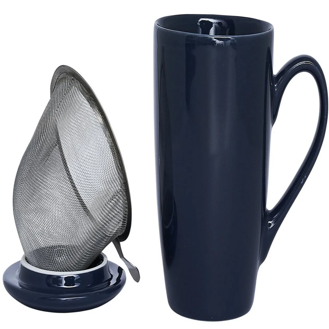 Tisanière avec couvercle et filtre amovible