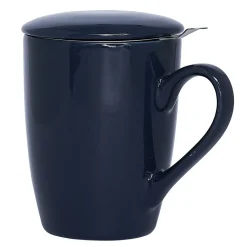 Tisanière avec couvercle et filtre amovible