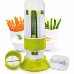 Tranche légume vertical Alcise vert et blanc