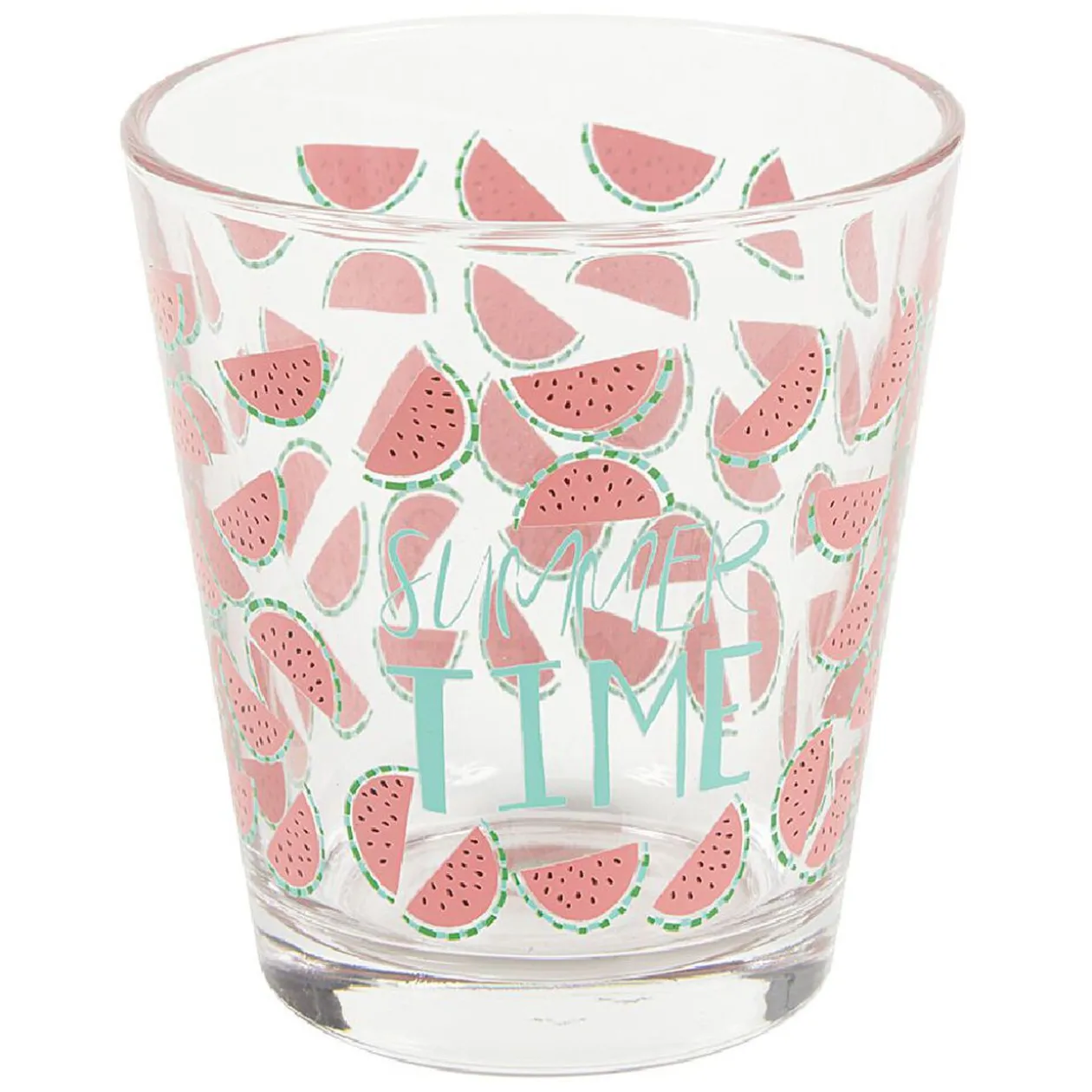 Verre à eau motifs fruits exotiques 25,5 cl - Summer time