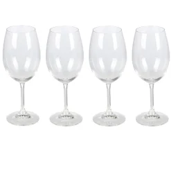 Verre à pied transparent 45 cl x4