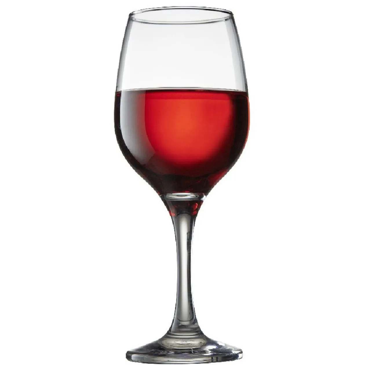 Verre à vin à pied en verre x 4