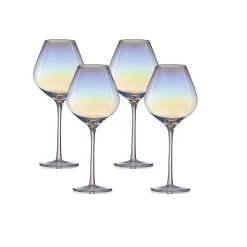 Verre à vin iridescent 58 cl x4