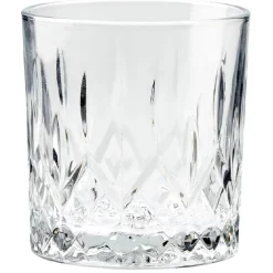 Verre à whisky transparent ciselé 33 cl x4