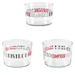 Verre bas Bodega design Le bistrot des copains x3