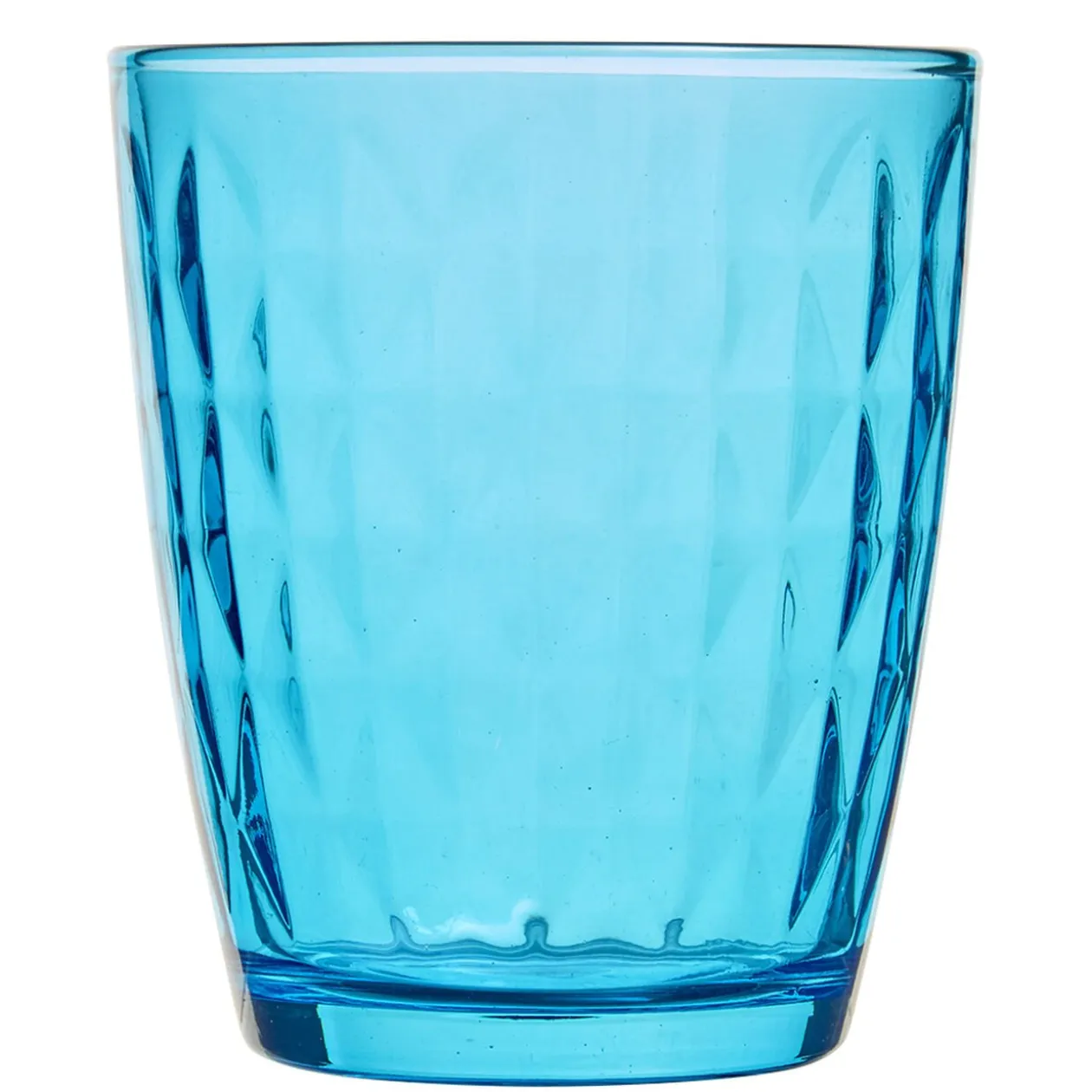 Verre gobelet coloré uni x 4