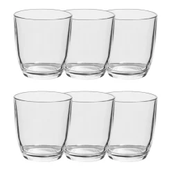 Verre gobelet transparent x 6