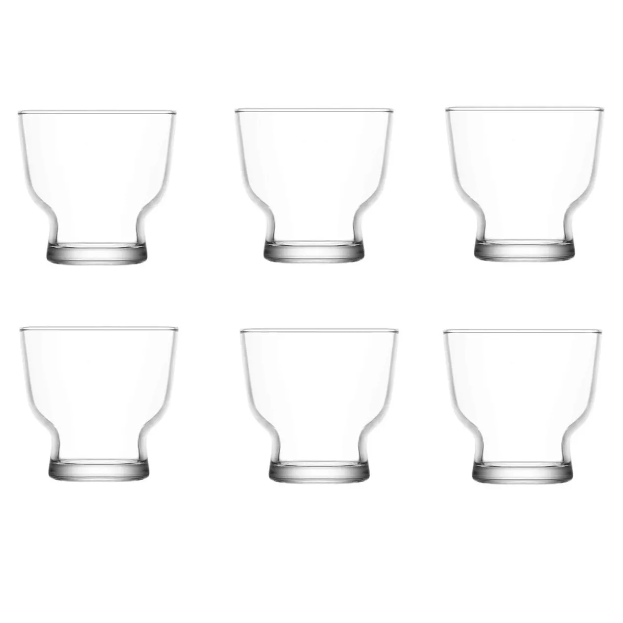 Verrine LAV en verre transparent 24 cl x6