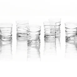 Verrine transparente motif anneau x6