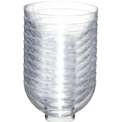 Verrine x50 + mini-cuillère x50 réutilisable transparent